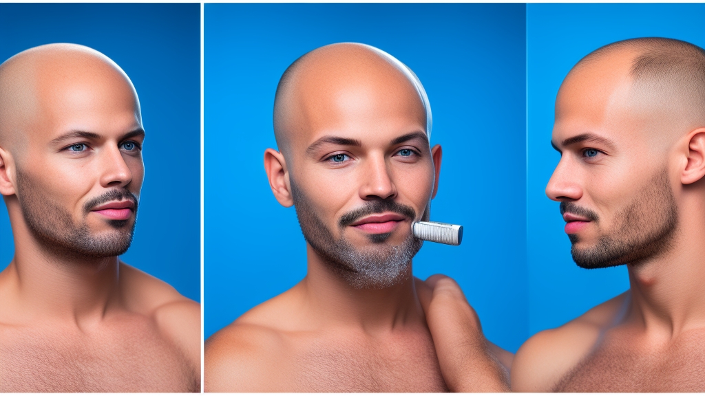 Előtte-utána összehasonlítás gyakori elektromos borotválkozási hibák és helyes technika között oktatási fotó
